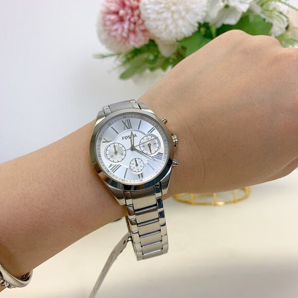 Fossil BQ3035 Modern Courier Midsize Chronograph Stainless Steel Watch - Picture 1 of 8
